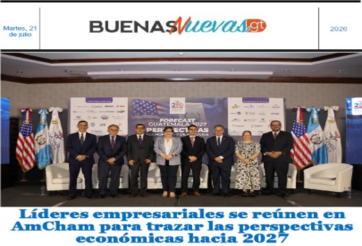 Dosis de Buenas Nuevas Gt, para este martes, 21 de julio de 2026. Versión PDF
