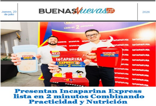 Dosis de Buenas Nuevas Gt, para este jueves, 23 de julio de 2026. Versión PDF