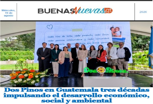 Dosis de Buenas Nuevas Gt, para este miércoles, 19 de agosto de 2026. Versión PDF